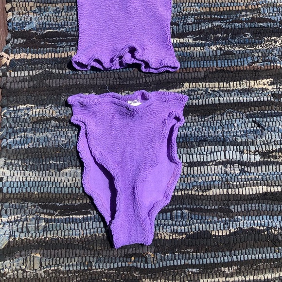 Hunza G Purple Tankini Top Only - Picture 2 of 3